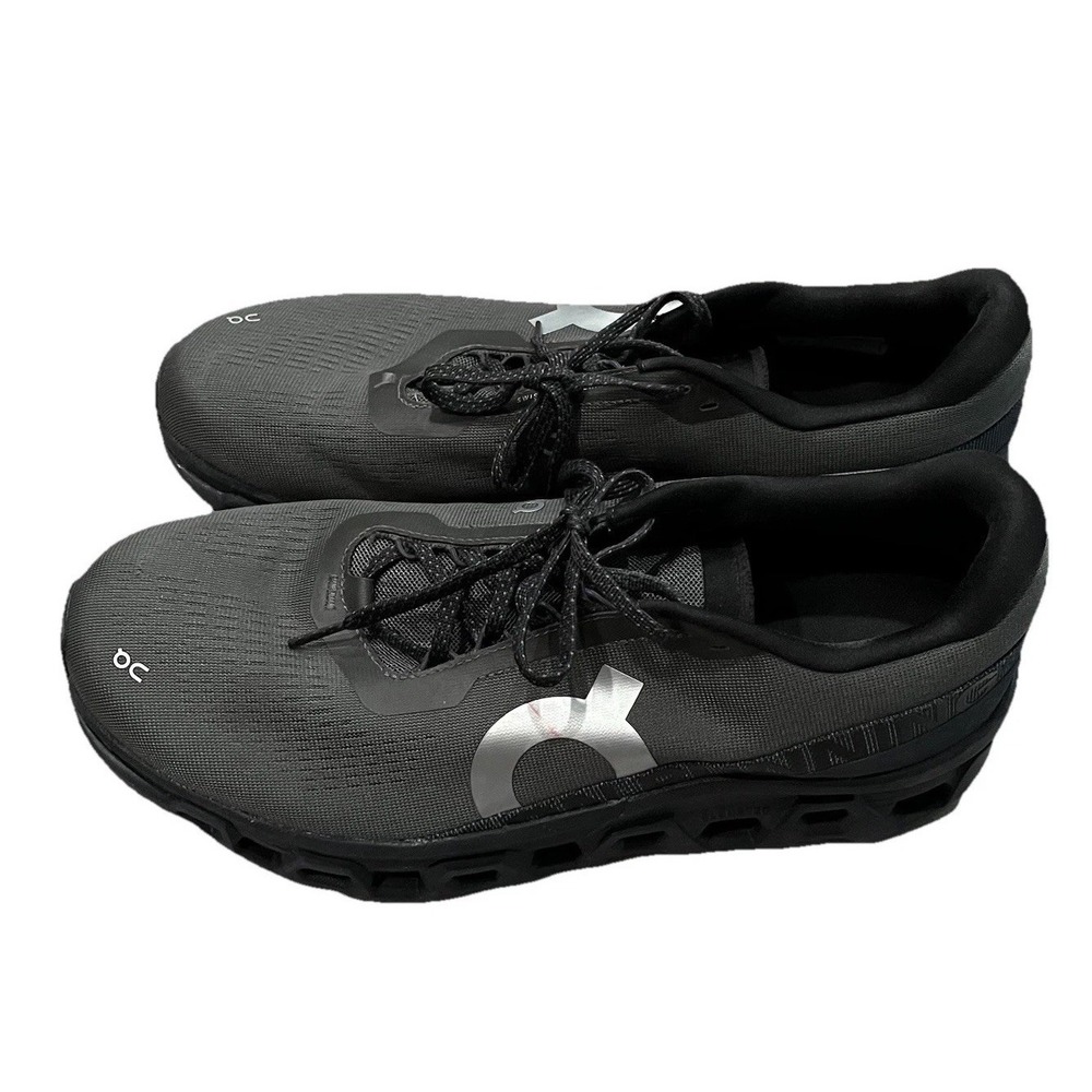 On Running Gray Black On Cloud Monster Men's Athletic Shoes‎ Size 13